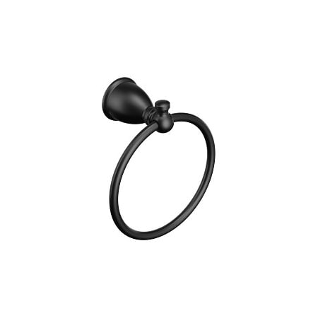 Moen Caldwell Towel Ring in Matte Black Y3186BL